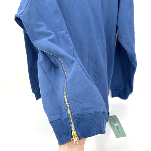 Movemama Sweatshirt Womens 3XL Maternity Breastfeeding Blue COMFY NEW - Picture 5 of 7